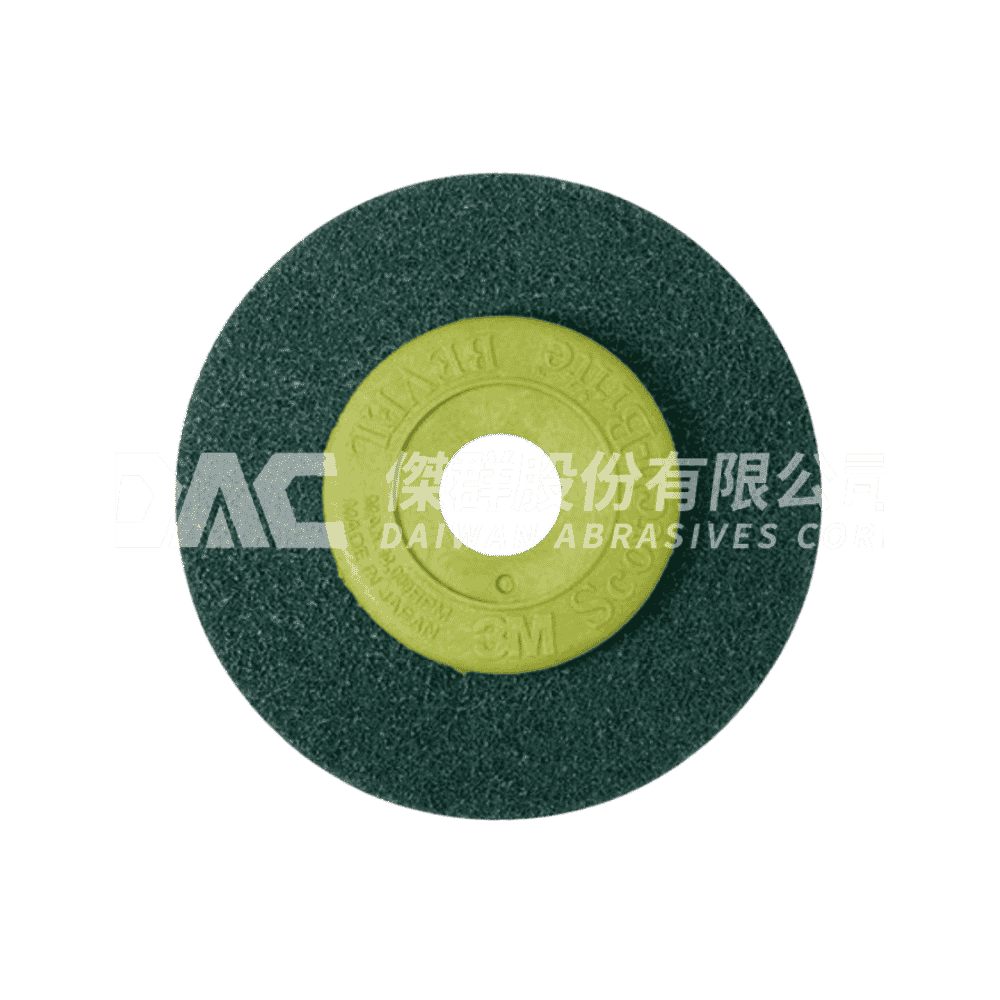 3M 不織布研磨盤(綠色)